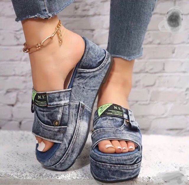 Sandalias Vaqueras Plataforma 37