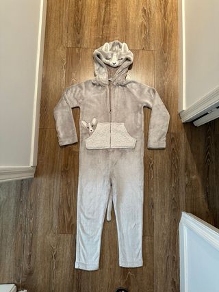 Mono de Pijama invierno con capucha para niños 12 