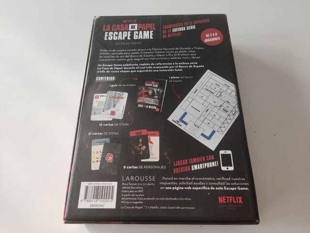 Escape Game La casa de papel 