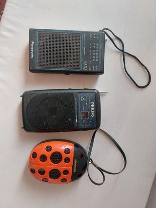 Pack radios de bolsillo antiguas