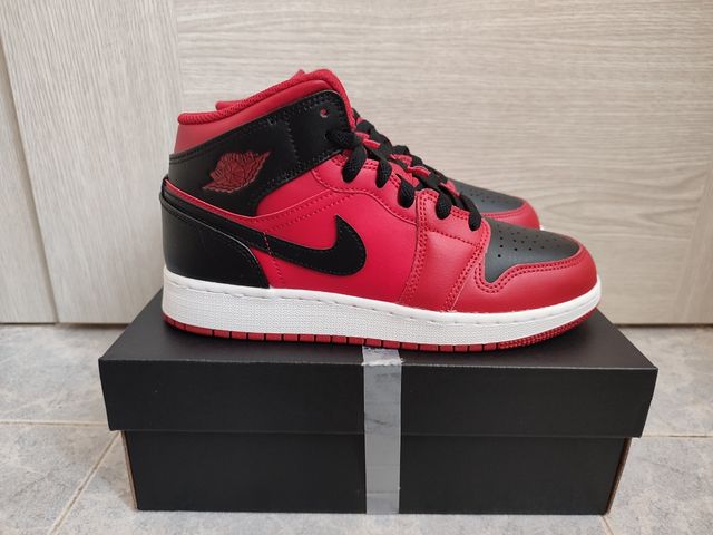Nike Jordan 1 Mid Reverse Bred GS