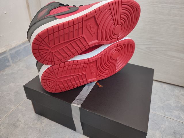 Nike Jordan 1 Mid Reverse Bred GS