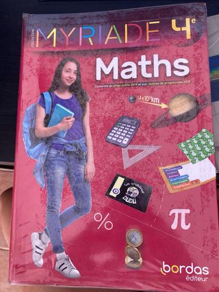 Libro Matematicas frances 1 ESO 