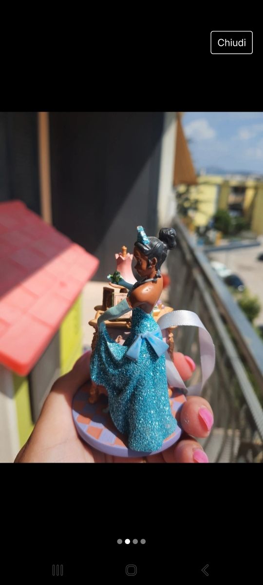 Ornamento principessa tiana disney 