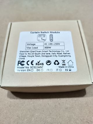 Interruptor de persiana wifi LoraTap con mando