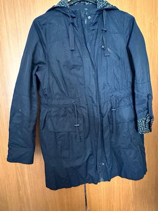 Parka azul marino,42, como nueva