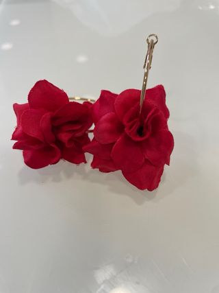 Pendientes floreados