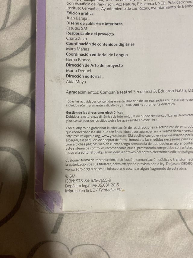 libro castellano 1 bachiller