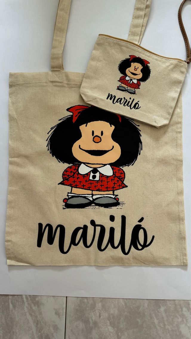 Totebag y neceser personalizado