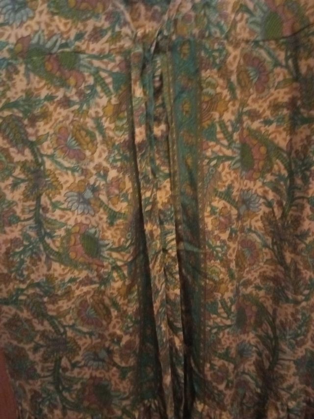 Precioso vestido cruzado verde