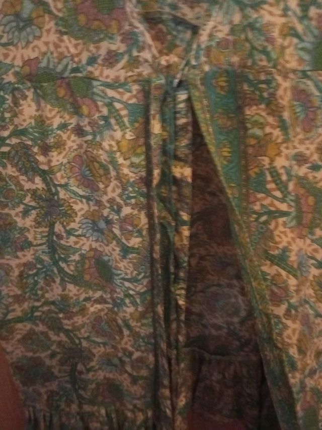 Precioso vestido cruzado verde