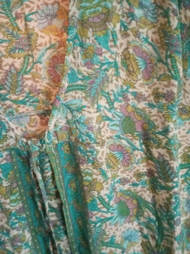 Precioso vestido cruzado verde