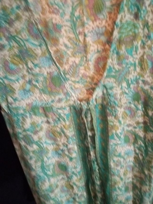 Precioso vestido cruzado verde