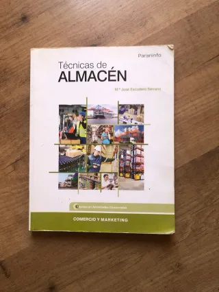 Libro Técnicas de Almacén. Paraninfo.