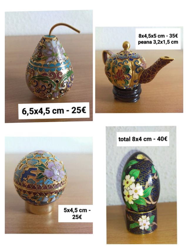 FIGURE SMALTATE E METALLICHE (diverse foto)