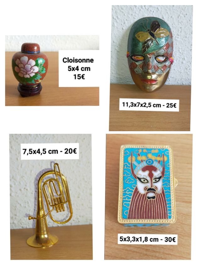 FIGURE SMALTATE E METALLICHE (diverse foto)