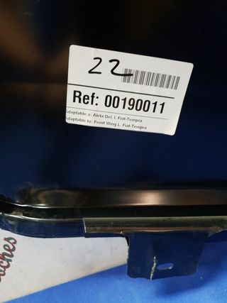 Fiat tempra aleta delantera izquierda 