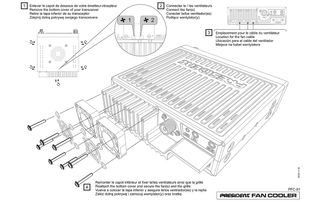 2 X Ventilador para emisora President WASHINGTON