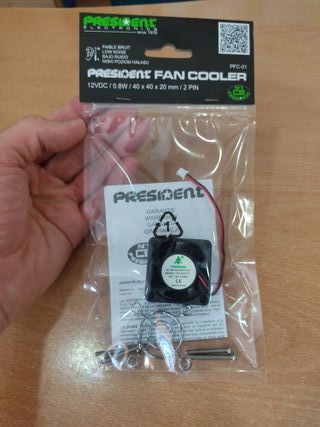 2 X Ventilador para emisora President WASHINGTON