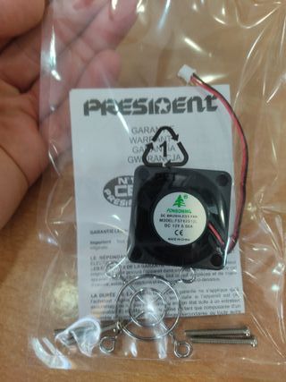2 X Ventilador para emisora President WASHINGTON