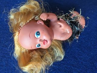 Bamboline hawaiane vintage gomma 