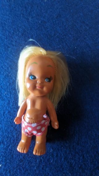 Bamboline hawaiane vintage gomma 