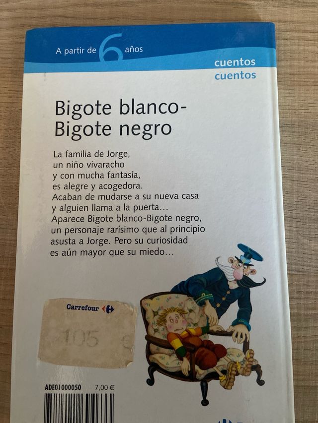 Libro infantil “Bigote blanco -bigote negro”