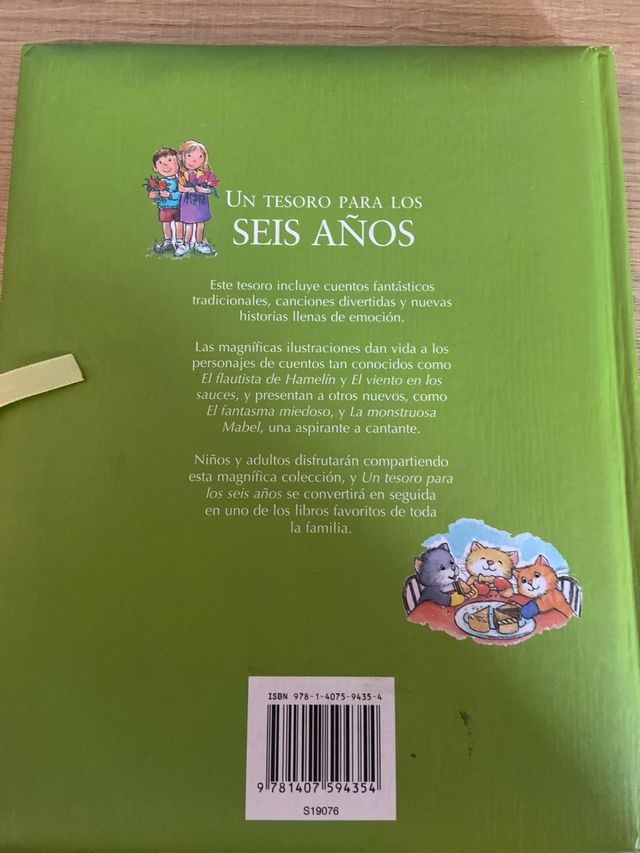Libro infantil: Un tesoro para los seis años