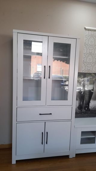 SUPER OFERTA VITRINA Y MUEBLE BAJO TV SNOTTY