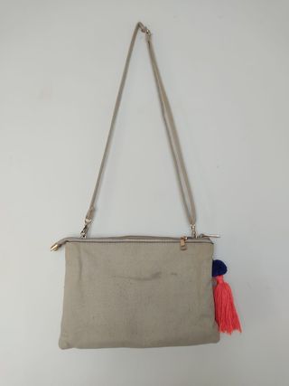 Bolso boho con flores