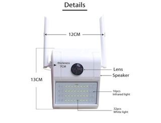 Cámara de seguridad exterior