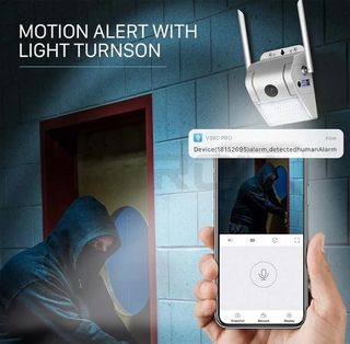 Cámara de seguridad exterior