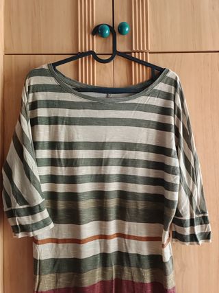 Camiseta manga ¾ Bershka