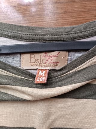Camiseta manga ¾ Bershka