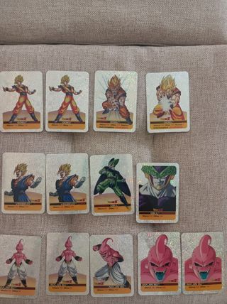 Lotto lamincards Dragon Ball Z
