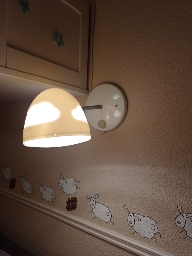 Lampara infantil de pared