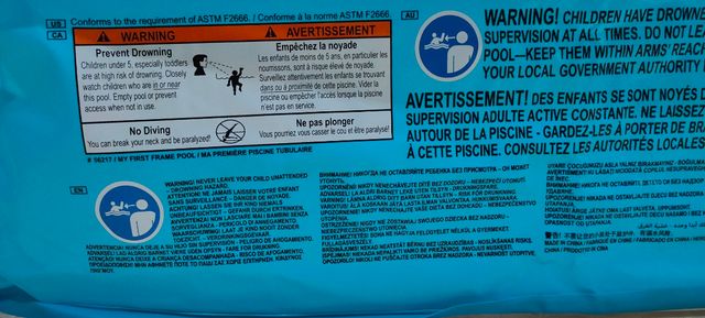 Piscina Bestway cuadrada 365 litros