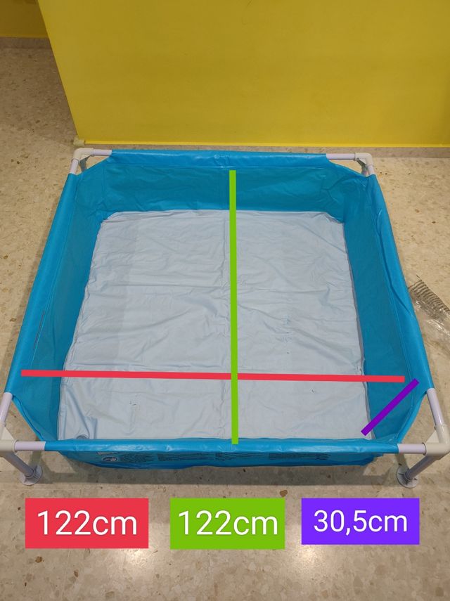 Piscina Bestway cuadrada 365 litros