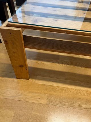 Tavolo da ping pong con vetro incluso