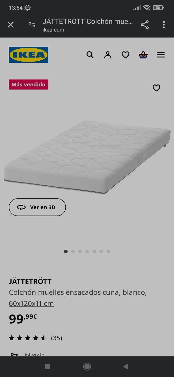 Materasso per culla IKEA