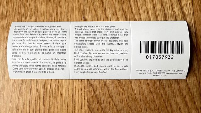 Colgante “Breil”