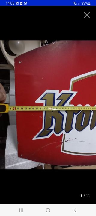 Cartel metálico kronenbourg