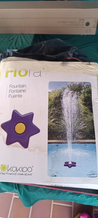 Fuente piscina. Intex
