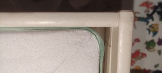 Cambiador de madera blanco, de bebe