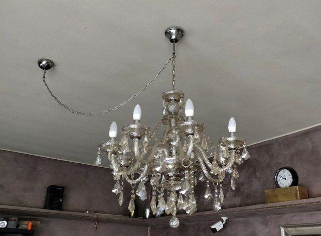 Lampadario in cristallo 