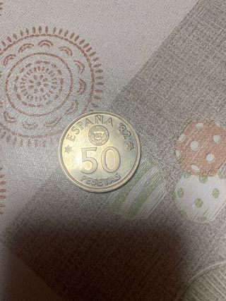 moneda 50 pesetas españa 1980