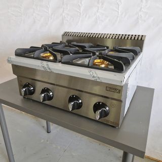 ✅ Cocina Ind. 4 Fuegos a Gas