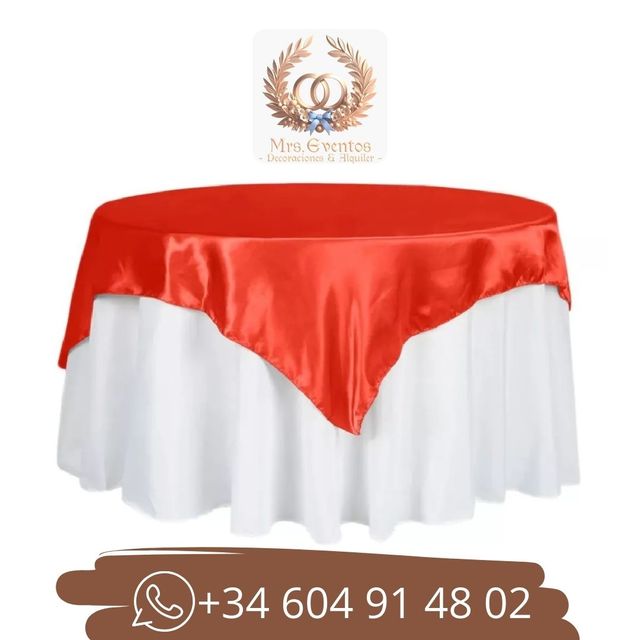 Alquiler de Sobre Mantel - Catering - Fiesta