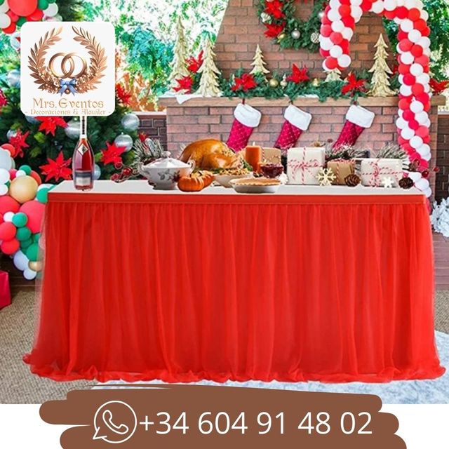 Alquiler Faldas para mesas -Decoraciòn- Fiesta