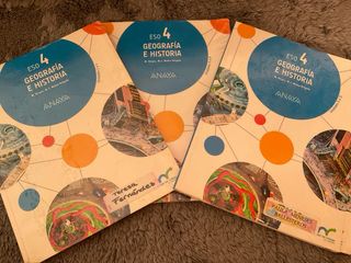 Libro geografia e historia 4to ESO Anaya